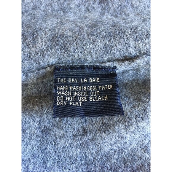 Vintage Christopher Rand The Bay Men's Vest Pure New Wool Gray V-Neck Size XL - Picture 5 of 6